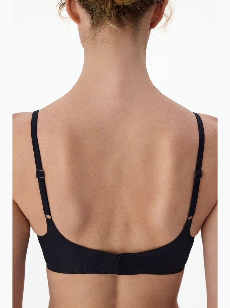 Zerogram soutien-gorge rembourré penti Noir - Kiabi