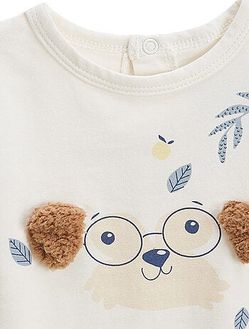 Zeste d'amour baby t-shirt en short set