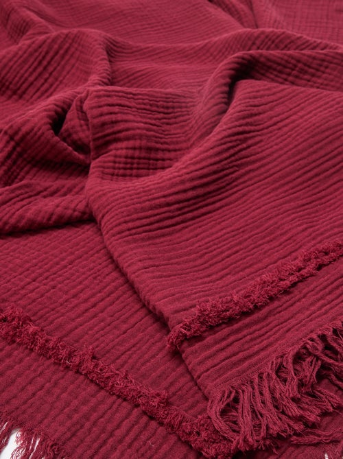 Zetelhoes met kerstprint 180 x 200 cm - Kiabi