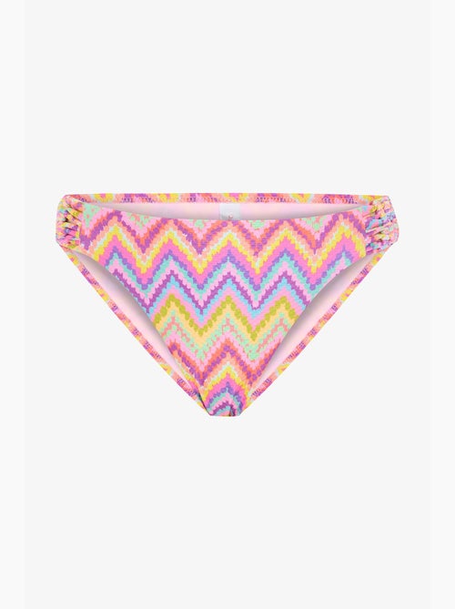 Zigzag macramé bikinibroekje met lage taille penti - Kiabi Zigzag macramé bikinibroekje met lage taille penti - Kiabi
