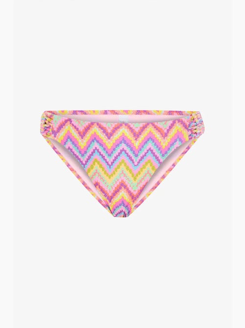 Zigzag macramé bikinibroekje met lage taille penti - Kiabi Zigzag macramé bikinibroekje met lage taille penti - Kiabi
