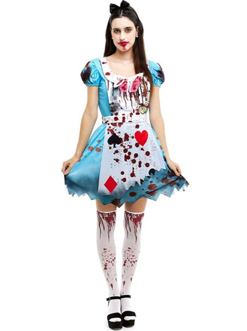 Zombie Alice Kostuum Klassieke Jurk Multicolor - Kiabi