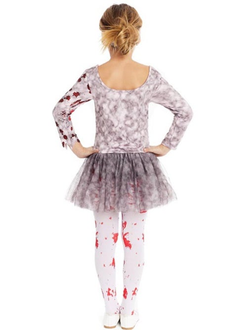 Zombie ballerina kostuum met hoofddeksel - Kiabi