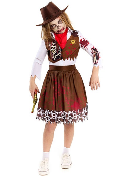Zombie Cowgirl Kostuum - Kiabi