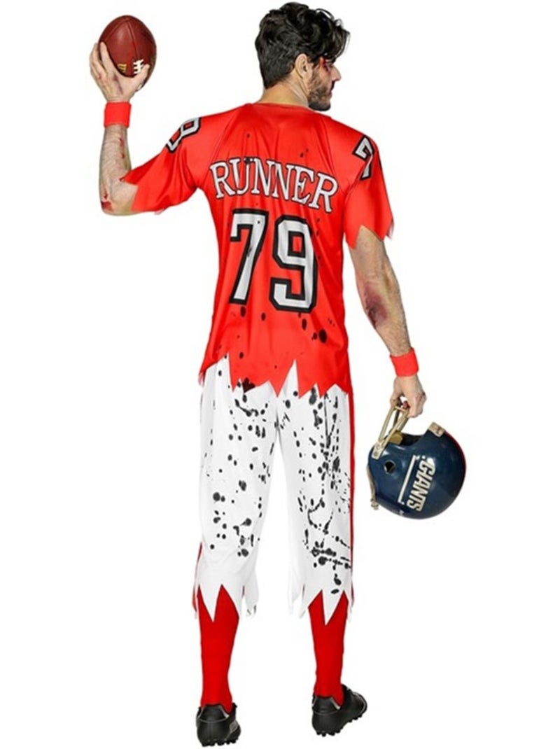 Zombie Rugby Speler Kostuum Multicolor - Kiabi