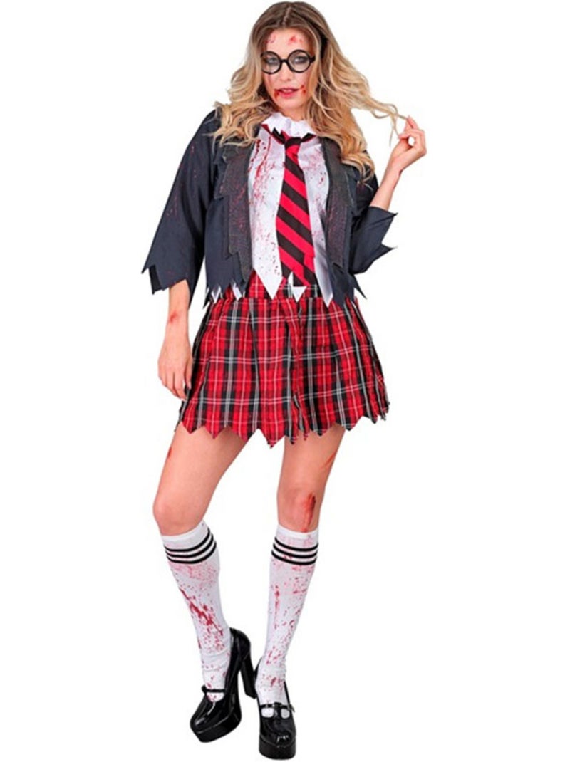 Zombie schoolmeisjeskostuum Multicolor - Kiabi