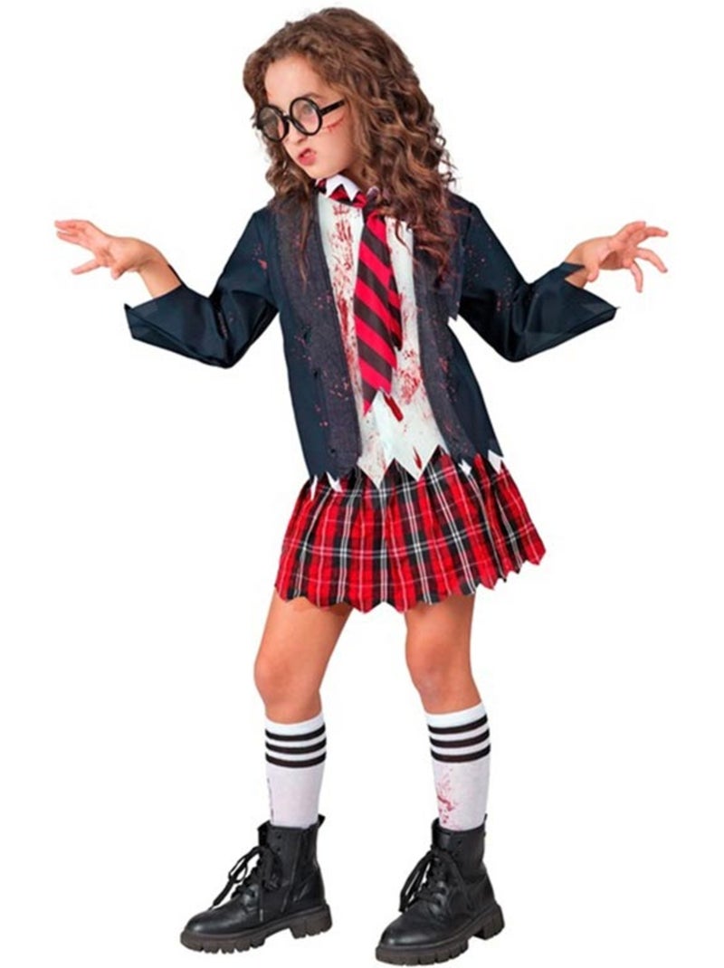 Zombie schoolmeisjeskostuum Multicolor - Kiabi