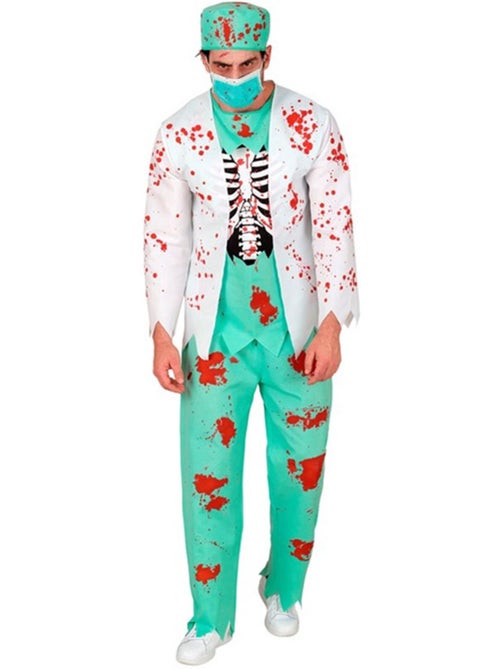 Zombieartsenkostuum voor heren - Kiabi