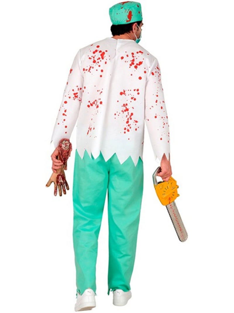Zombieartsenkostuum voor heren Multicolor - Kiabi