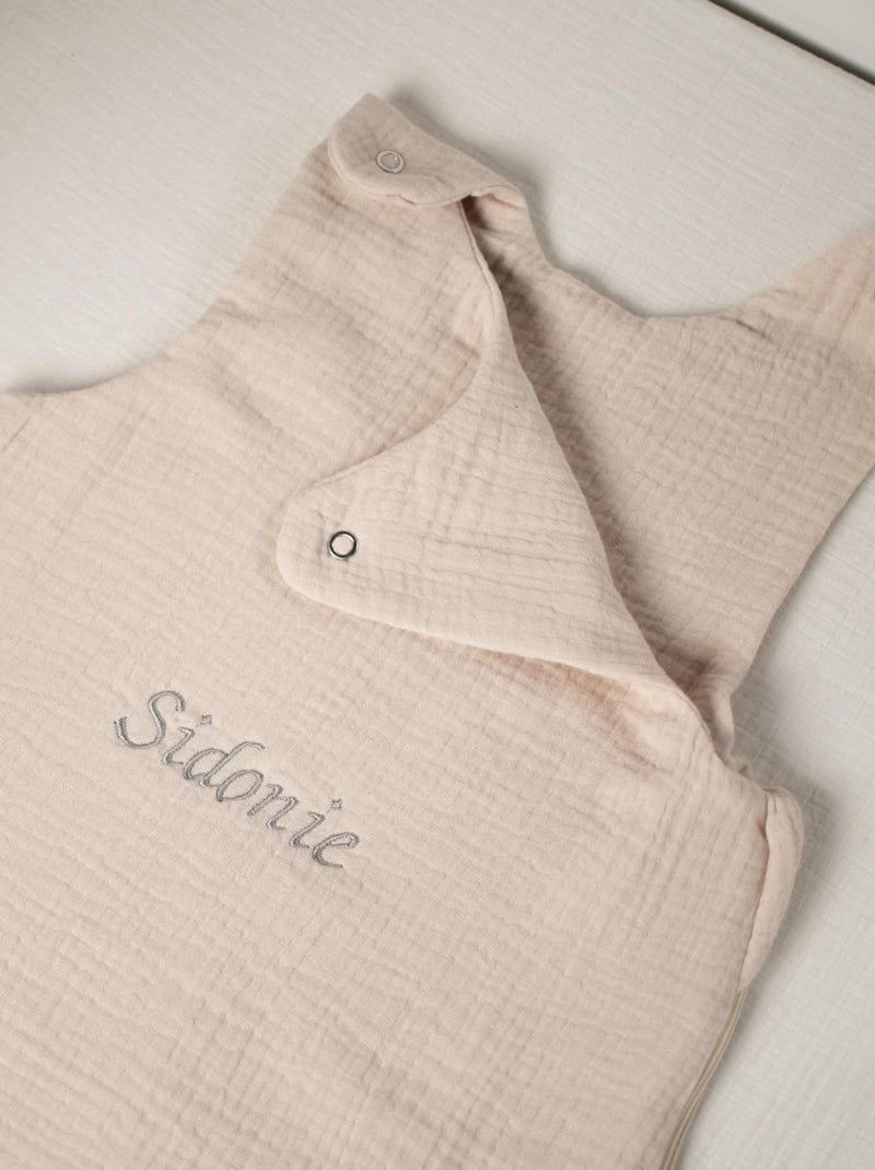 Zomer slaapzak in katoenen gaas - tog 0.5 Beige - Kiabi