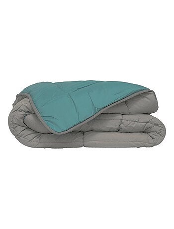 Zomerdekbed in tweekleurige microvezel