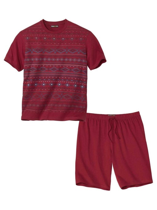 Zomerpyjama met micromotieven - ATLAS FOR MEN - Kiabi