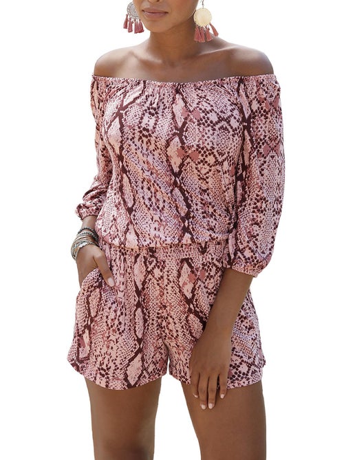 Zomers playsuit snake - Kiabi Zomers playsuit snake - Kiabi