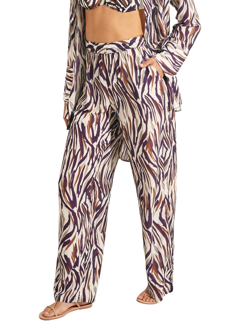 Zomerse outfit met lange mouwen serengeti Ecru - Kiabi