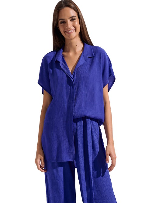 Zomershirt met slipe mouwen japan - Kiabi Zomershirt met slipe mouwen japan - Kiabi