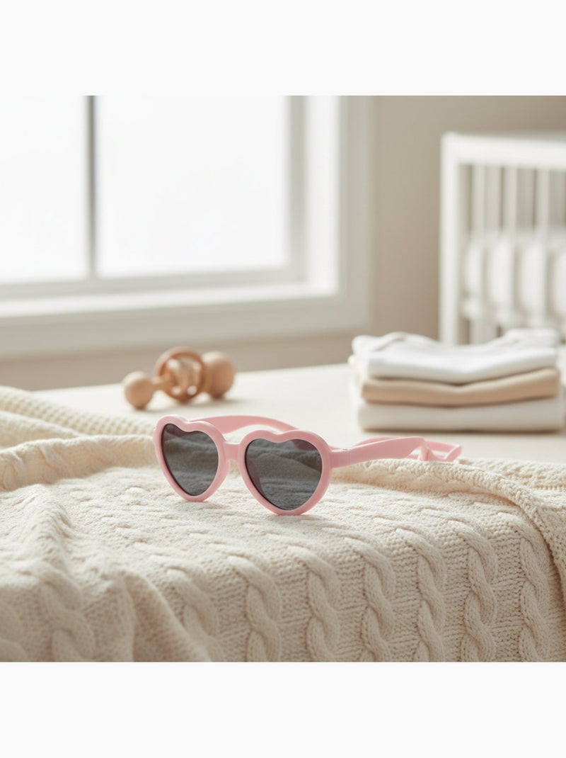 Zonnebril baby UV-bescherming Roze - Kiabi