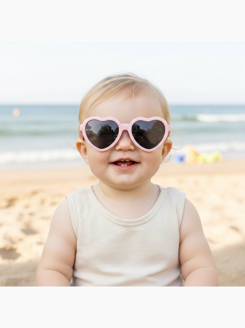 Zonnebril baby UV-bescherming Roze - Kiabi