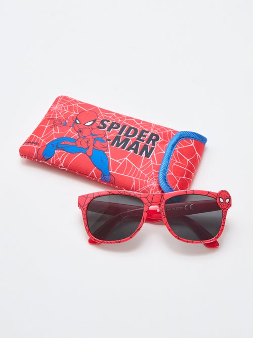 Zonnebril 'Marvel' 'Spiderman' met animatie + etui - Kiabi