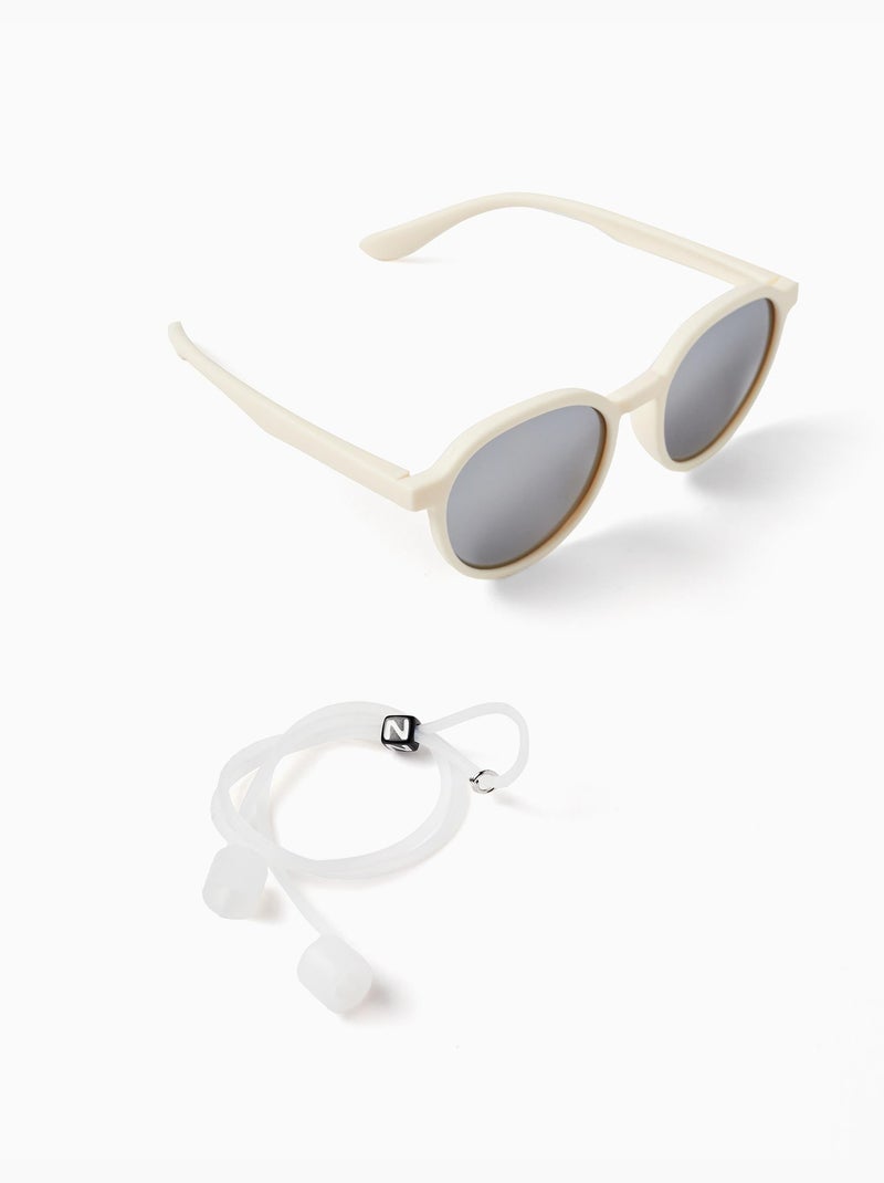 Zonnebril met uv-bescherming niveau 4 Lichtbeige - Kiabi