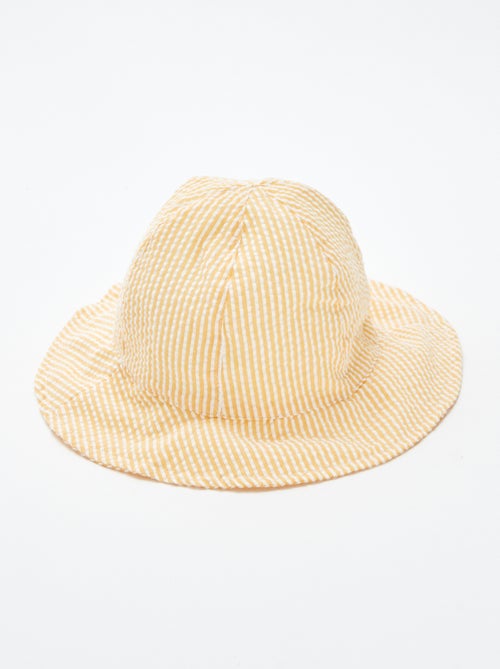 Zonnehoedje van wafeltricot - Kiabi