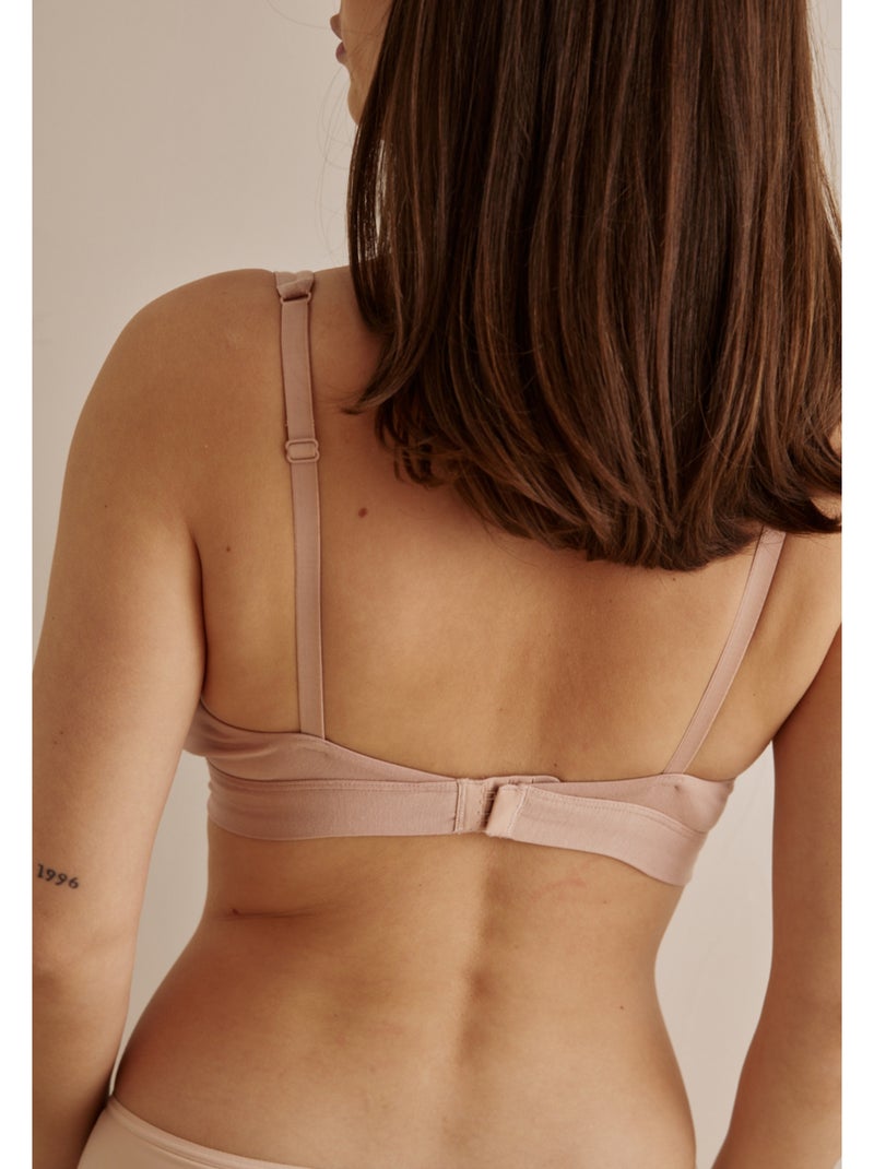Zwangerschaps- en voedingsbralette darlène Roze - Kiabi