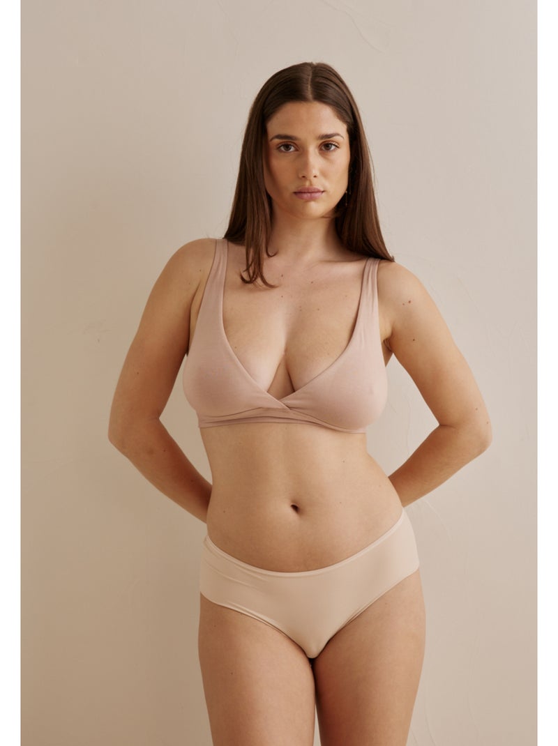 Zwangerschaps- en voedingsbralette darlène Roze - Kiabi