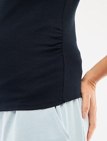 Zwangerschaps-T-shirt van ribstof