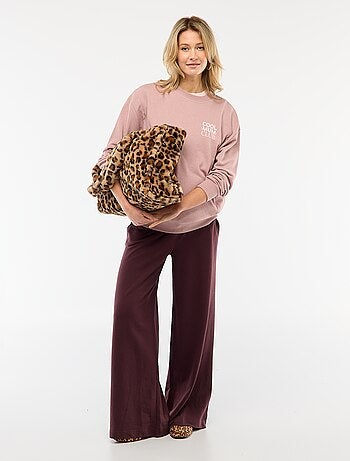 Zwangerschaps-T-shirt van ribstof