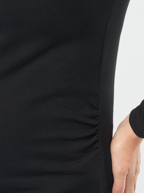 Zwangerschaps-T-shirt van ribstof - Kiabi