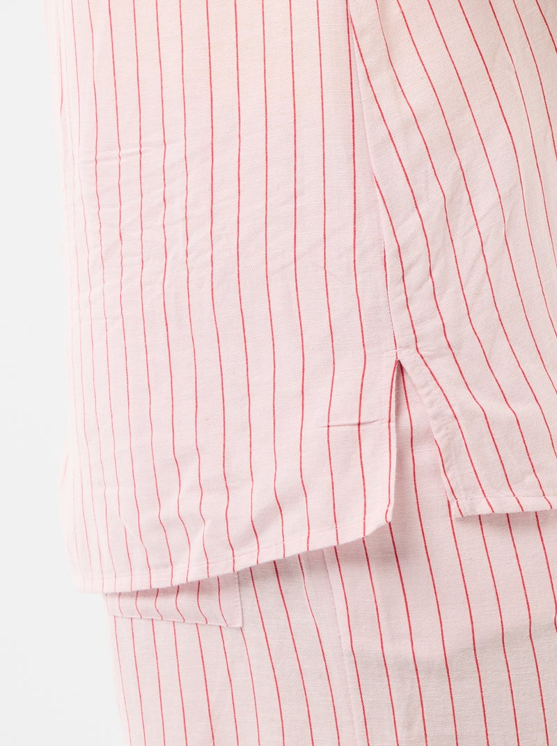 Zwangerschapsblouse van linnenmix Rose - Kiabi