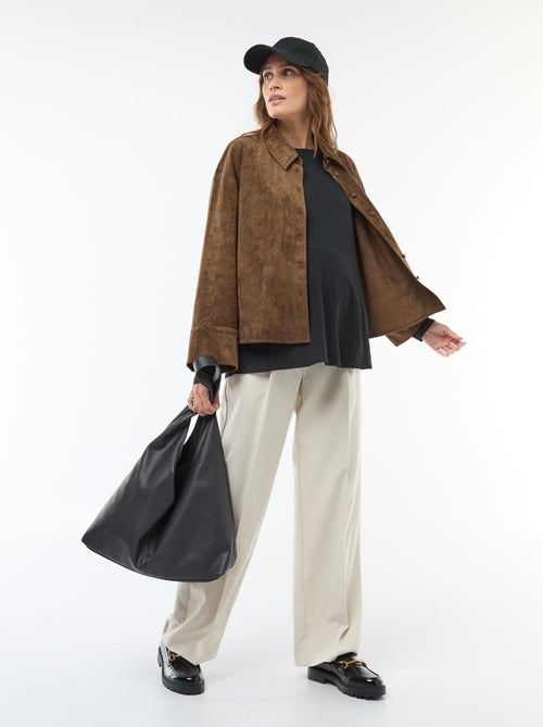 Zwangerschapsbroek - wijd zwangerschapsmodel - Kiabi