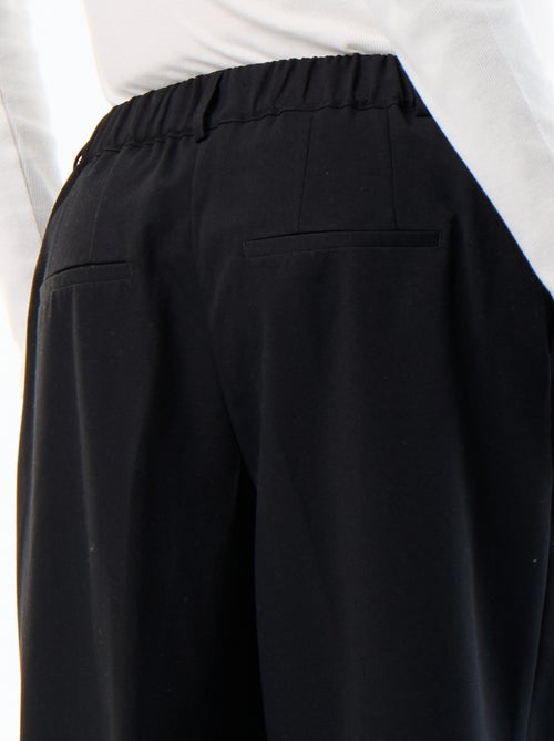 Zwangerschapsbroek met plooien - Kiabi