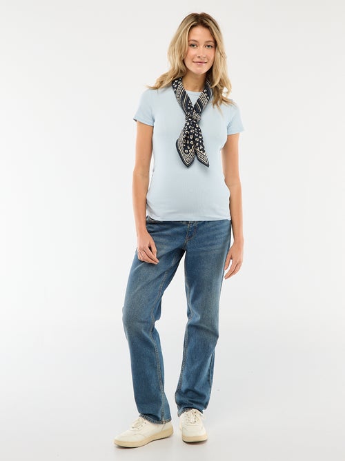 Zwangerschapsbroek met stretchband - Kiabi