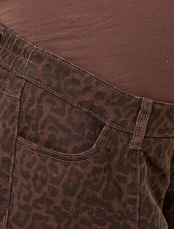 Zwangerschapsdenim broek met barrel fit