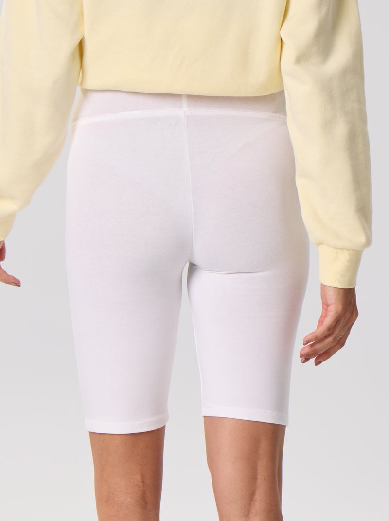 Zwangerschapsfietsshort Wit - Kiabi