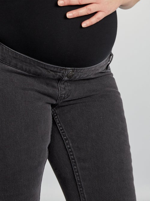 Zwangerschapsjeans met wijd uitlopende pijpen - Kiabi