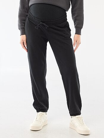 Zwangerschapsjoggingbroek van french terry
