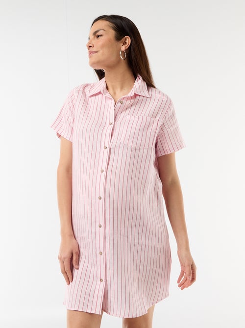 Zwangerschapsjurk van linnen - Kiabi