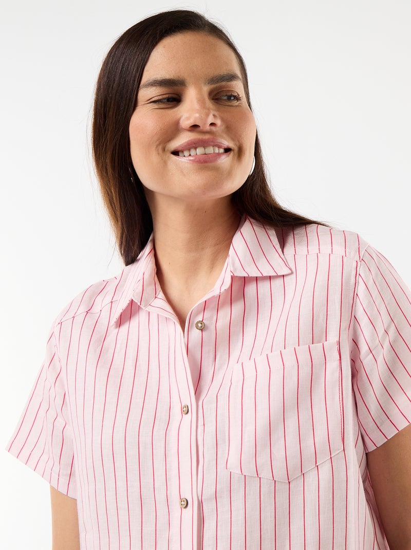 Zwangerschapsjurk van linnen Rose - Kiabi