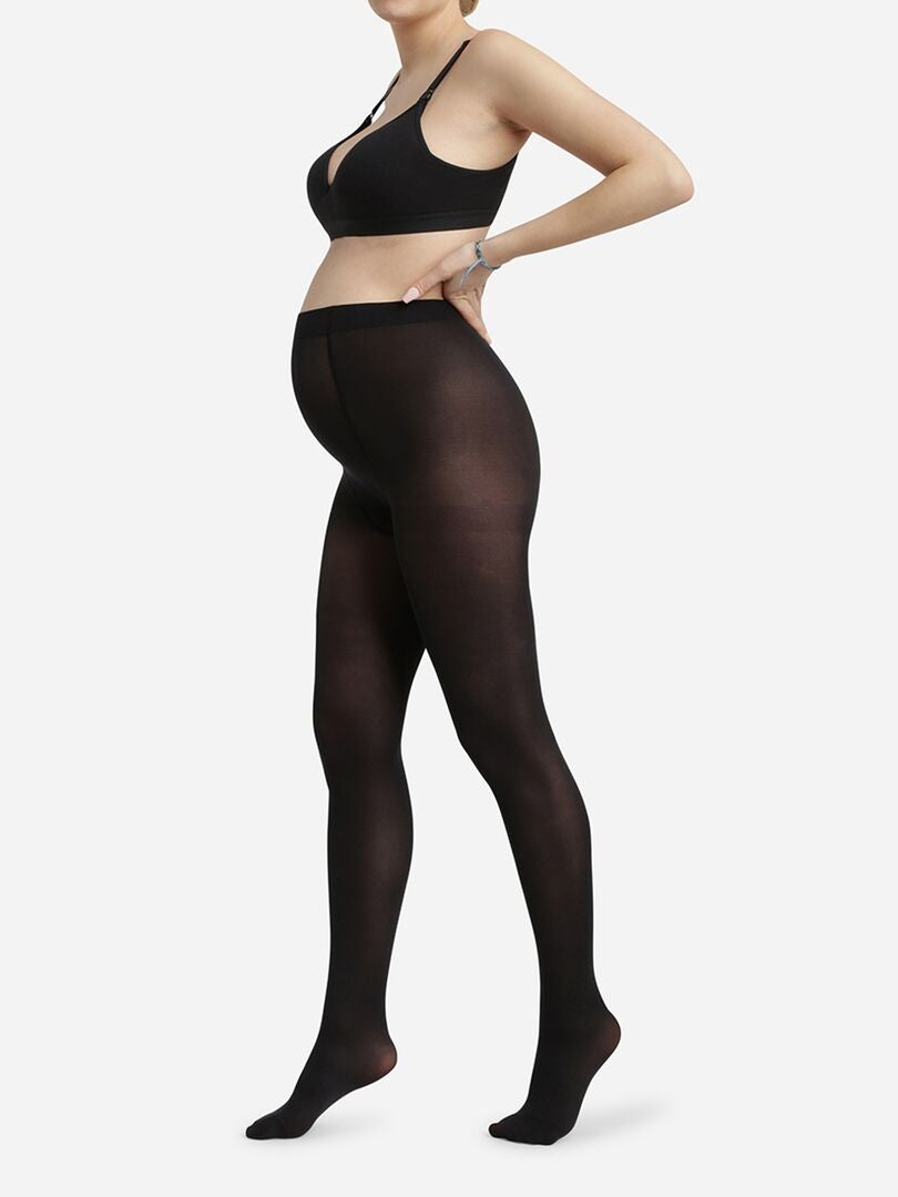 Zwangerschapspanty 'DIM' - 50D zwart - Kiabi