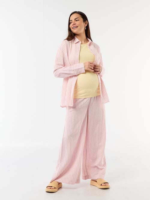 Zwangerschapstanktop met Amerikaanse mouwinzet - Kiabi