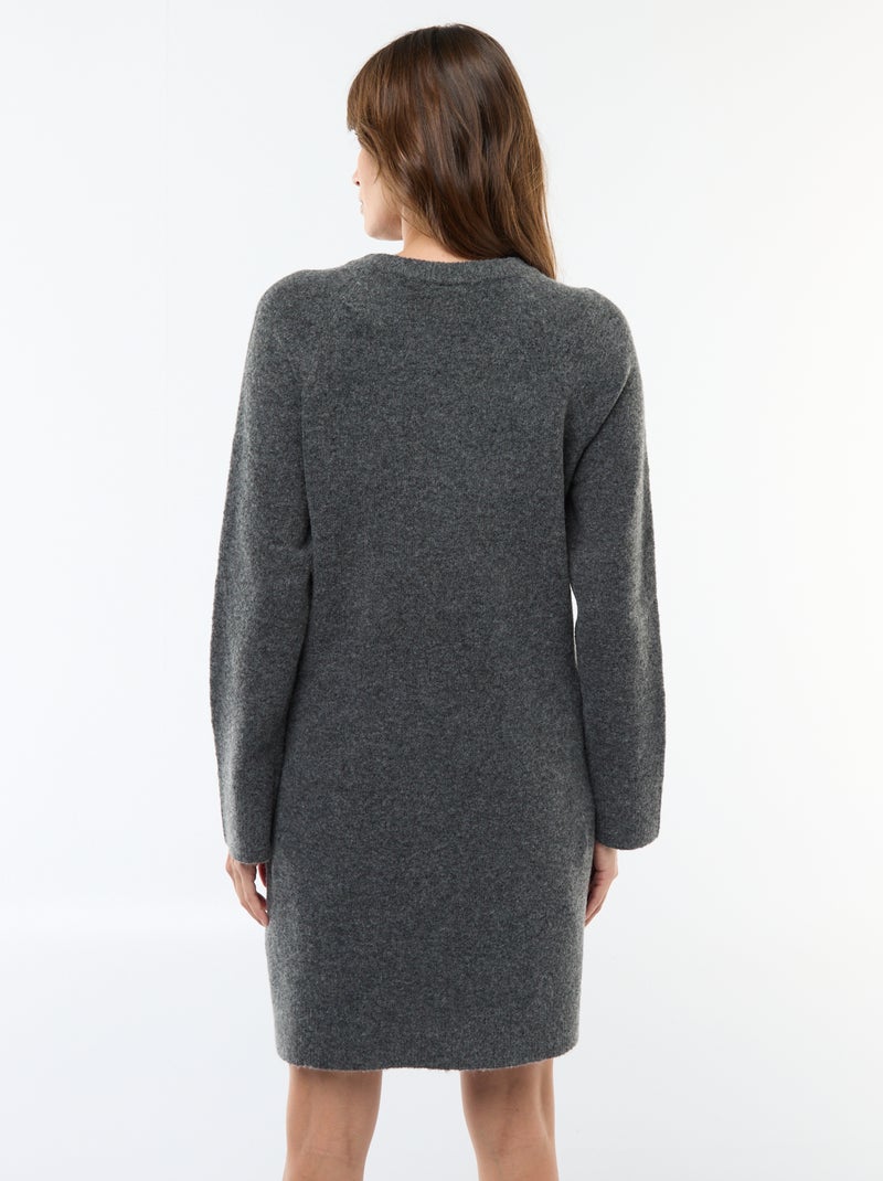 Zwangerschapstrui-jurk Grijs - Kiabi