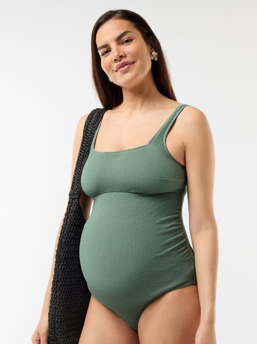 Zwangerschapszwempak met uitneembare cups - Kiabi