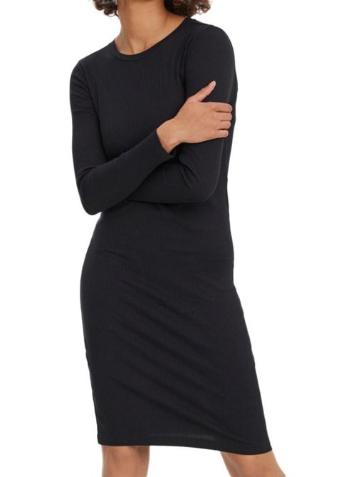 Zwarte Damesjurk Aware Lavender - Kiabi Zwarte Damesjurk Aware Lavender - Kiabi