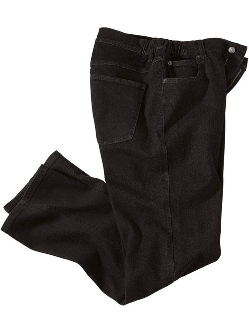 Zwarte regular fit jeans met stretch - ATLAS FOR MEN - Kiabi
