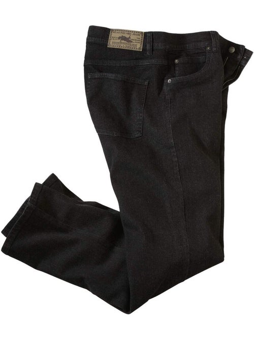 Zwarte regular fit stretchjeans - atlas for men - Kiabi Zwarte regular fit stretchjeans - atlas for men - Kiabi