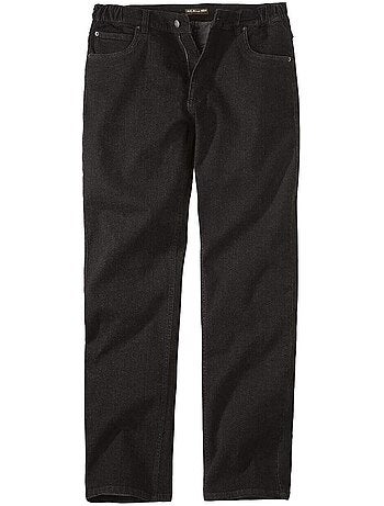 Grijze jeans met elastische zijkanten - ATLAS FOR MEN