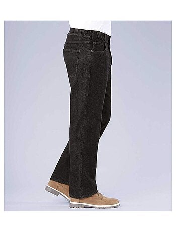 Grijze jeans met elastische zijkanten - ATLAS FOR MEN