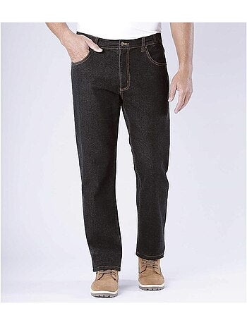 Zwarte regular Stretch jeans - ATLAS FOR MEN
