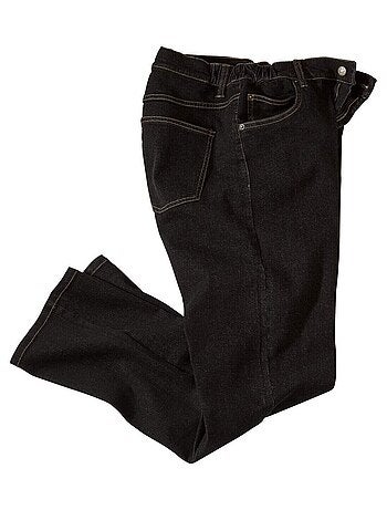 Zwarte regular stretchspijkerbroek - ATLAS FOR MEN